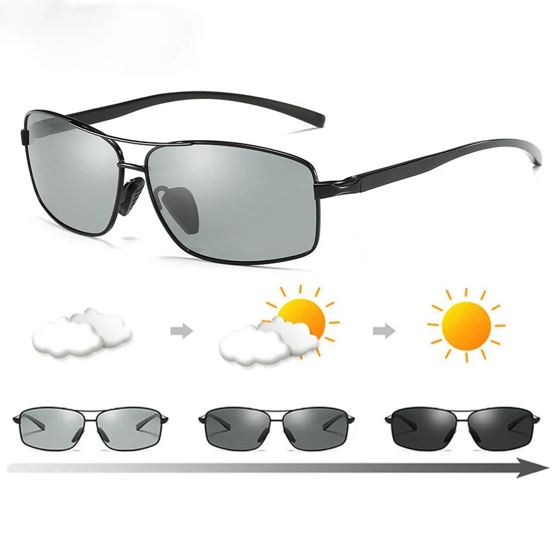 (image for) Outdoor Polarised Sunglasses Sports Sunglasses Retro Square Frame Sunglasses